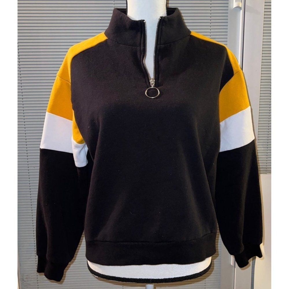Divided Black Sweatshirt— Small